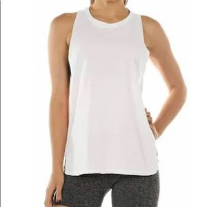 Icyzone Workout Tank Tops For Women - Running Muscle Tank Sport green, X-Large